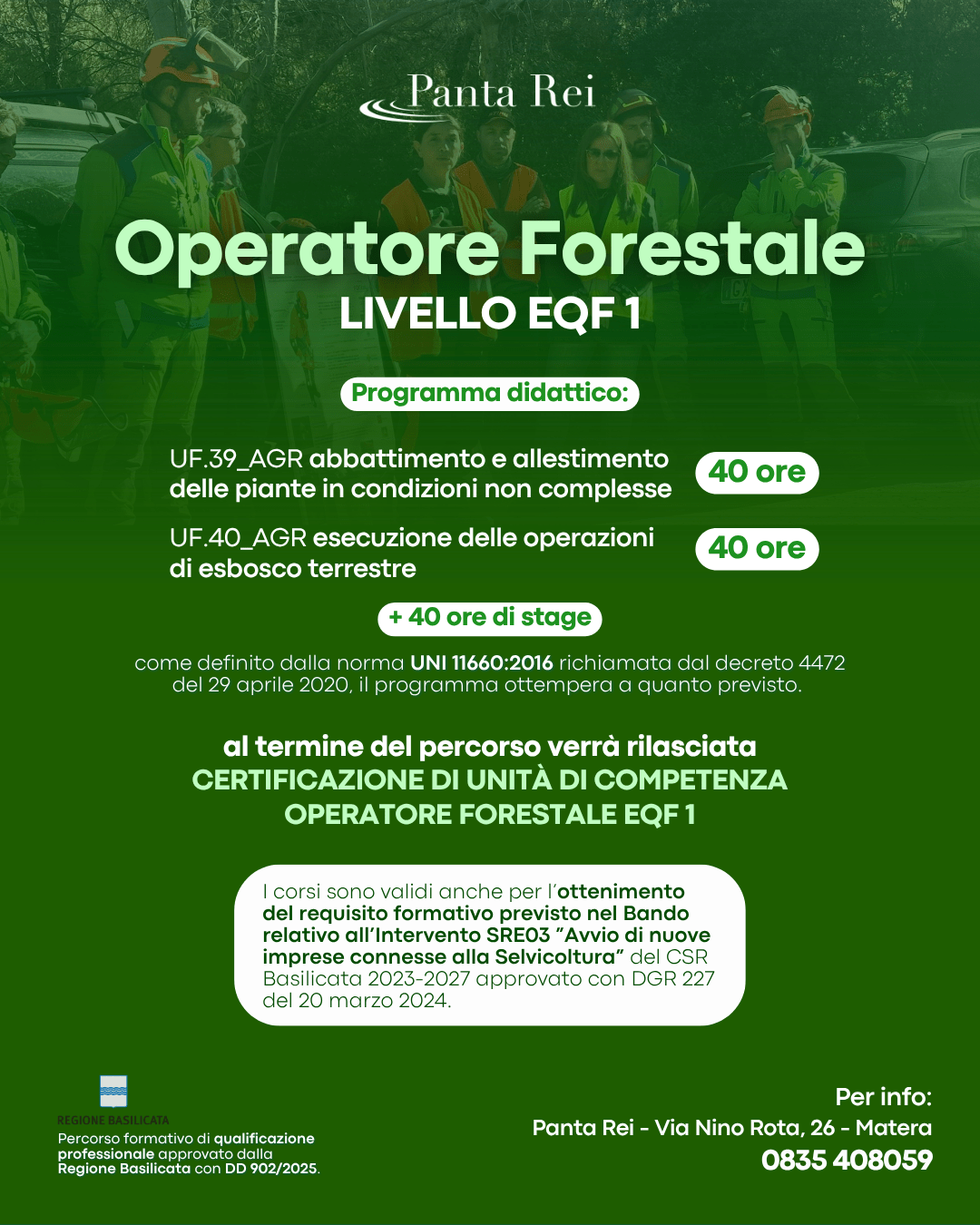 FORESTALE EQF1 - NO QR