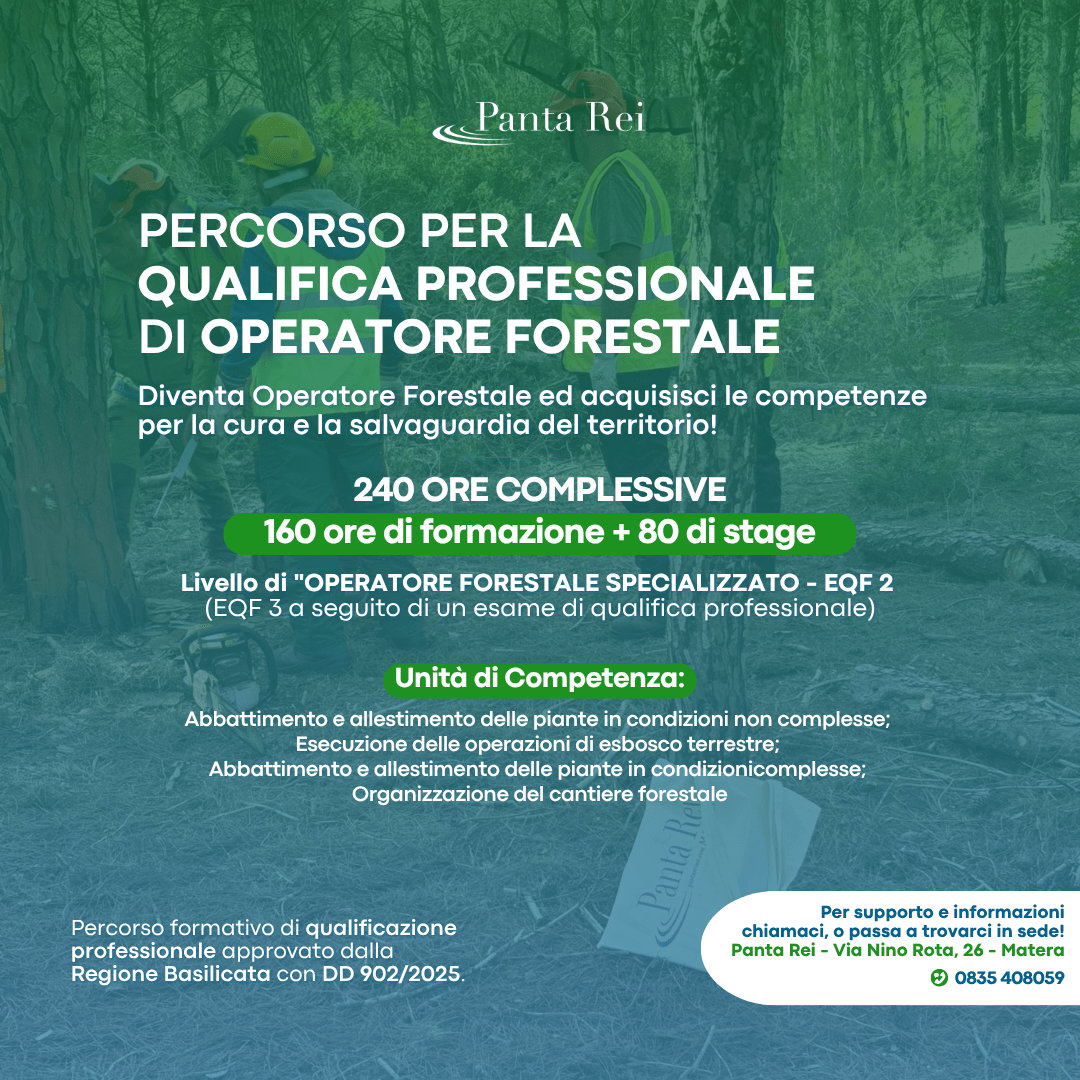 Panta Rei - Formazione a catalogo - Forestale qualifica